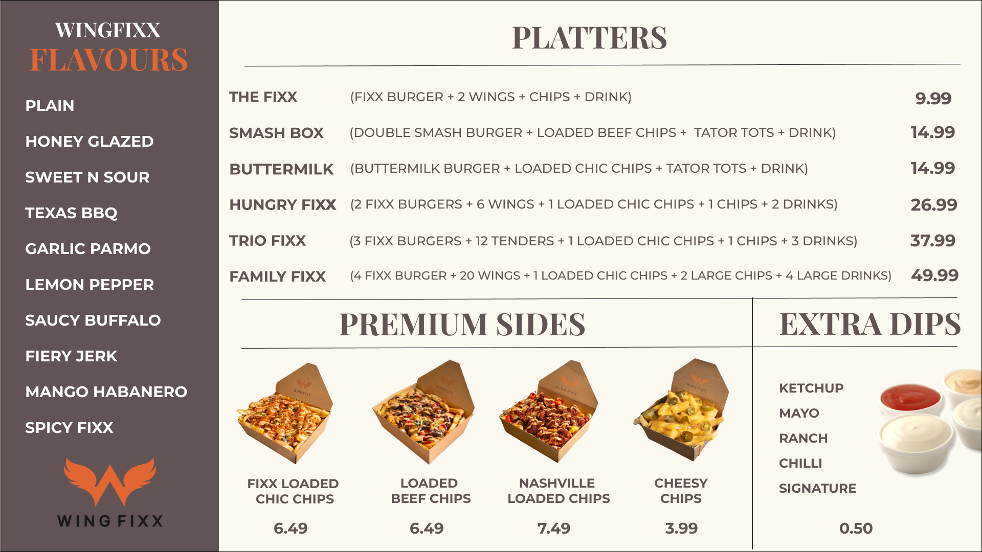 Menu Page 3